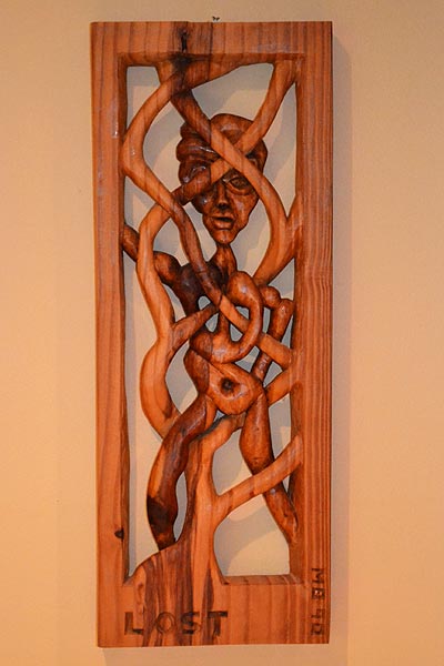 Lost - wall sculpture